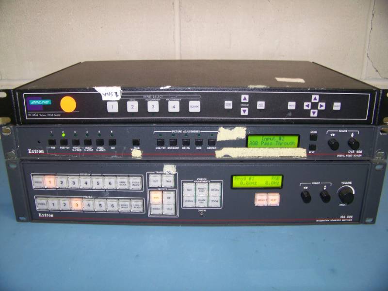 lot 191 image: (2) Video Scalers and (1) Switcher