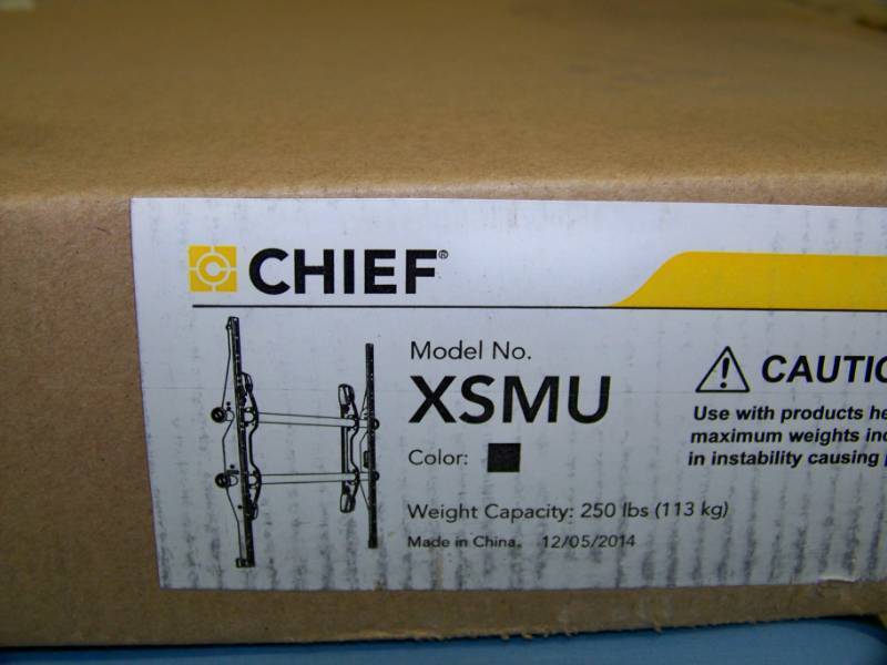 lot 94 image: Chief, Flat Panel Television  TV  Monitor  Display Wall Mount - NEW in Original Box