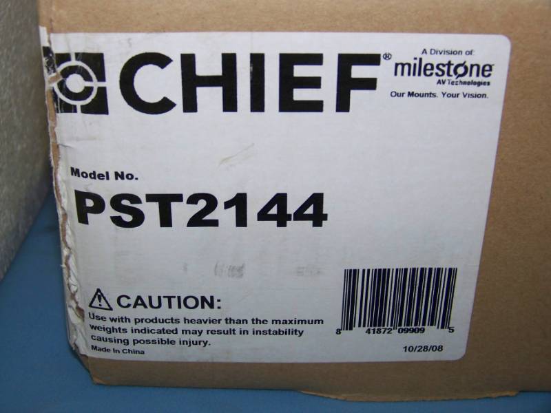 lot 95 image: Chief, Fixed, Flat Panel Television  TV  Monitor  Display Wall Mount - NEW in Original Box