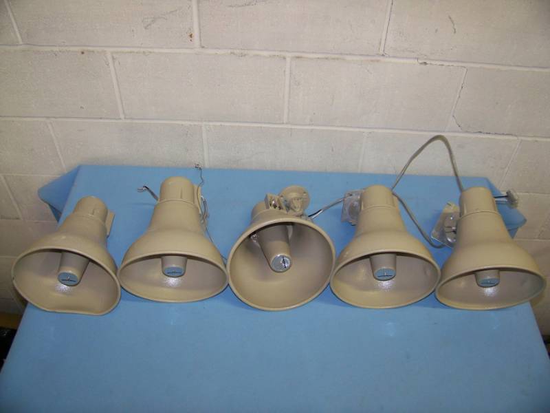 lot 144 image: (5) Bogen, Speakers with Variable Tap XFMR