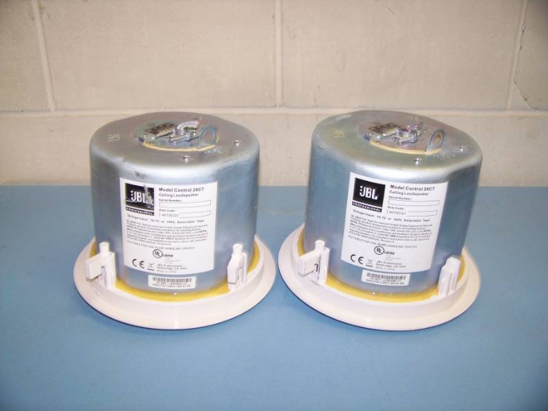 lot 113 image: (2) JBL Control 26CT Pro Audio Ceiling Speakers