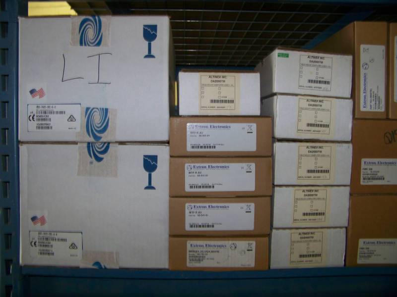 lot 153 image: (LARGE LOT - 8 Wide Shelf) Miscellaneous Professional Audio & Video Parts, Components & Accessories