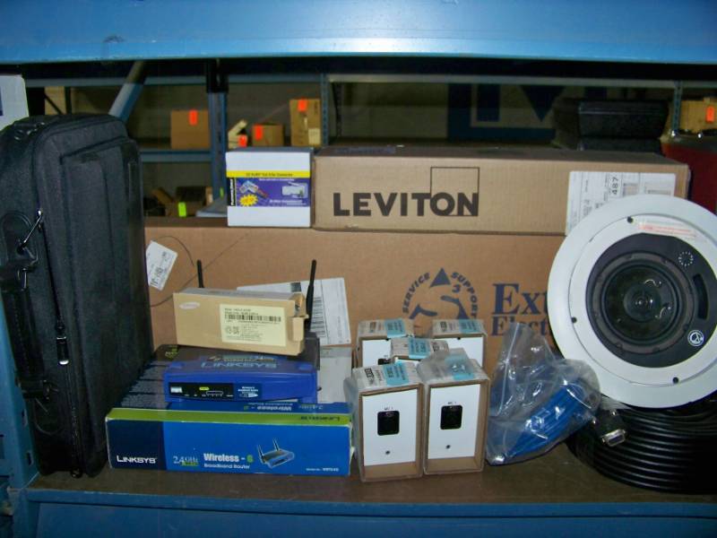 lot 155 image: (LARGE LOT - 8 Wide Shelf) Miscellaneous Professional Audio & Video Parts, Components & Accessories