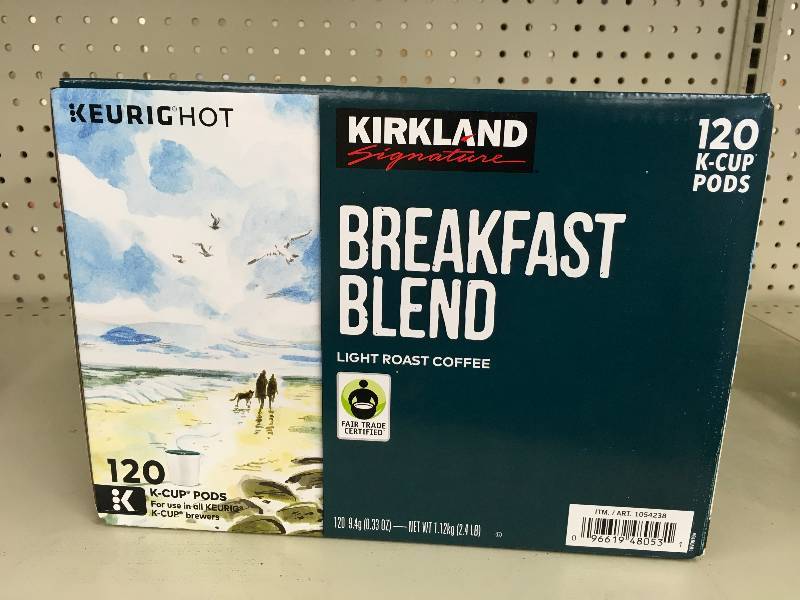 lot 63 image: Kirkland Signature Breakfast Blend Coffee K-Cup Pods