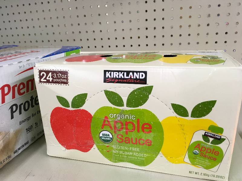 lot 73 image: Kirkland Signature Organic Apple Sauce