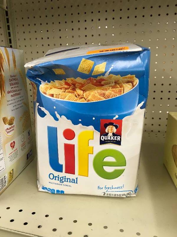 lot 77 image: Two Boxes Of Life Cereal