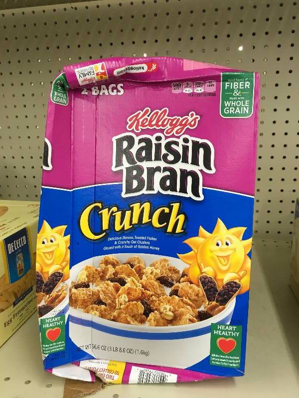 lot 80 image: Two Boxes Of Raisin Bran Cereal