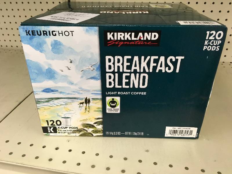 lot 90 image: Kirkland Signature Breakfast Blend Coffee K-Cup Pods