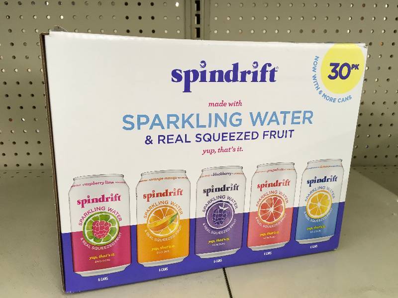lot 91 image: Spindrift Sparkling Fruit Water