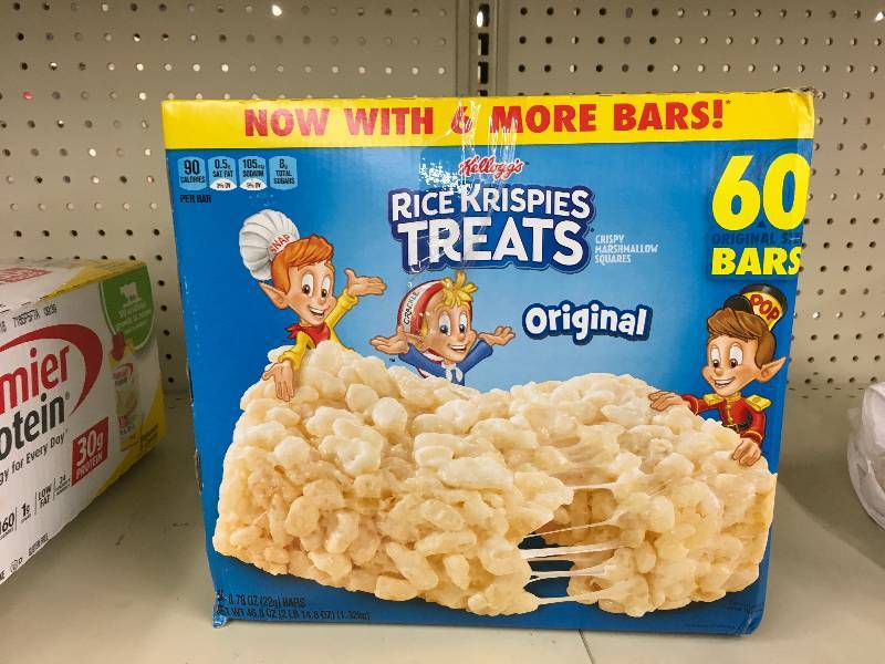 lot 97 image: Rice Krispies 60 Bars