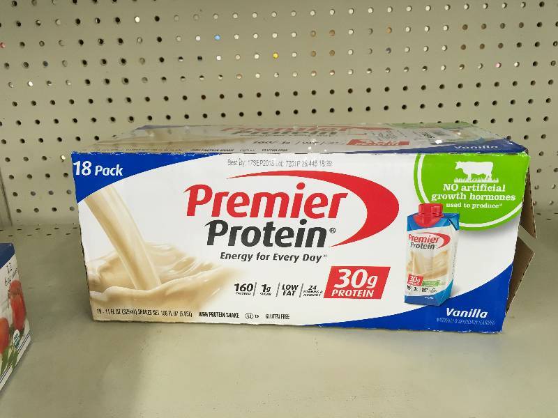 lot 94 image: Premier Protein Vanilla, Retail $24.99