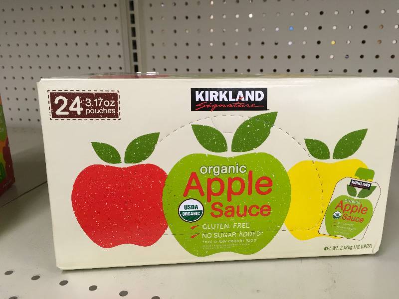 lot 99 image: Kirkland Signature Organic Apple Sauce