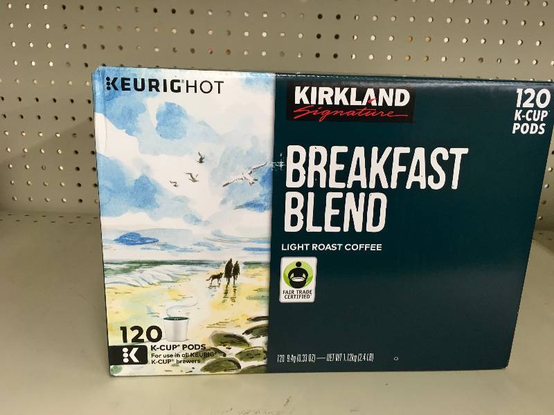 lot 108 image: Kirkland Signature Breakfast Blend Coffee K-Cup Pods