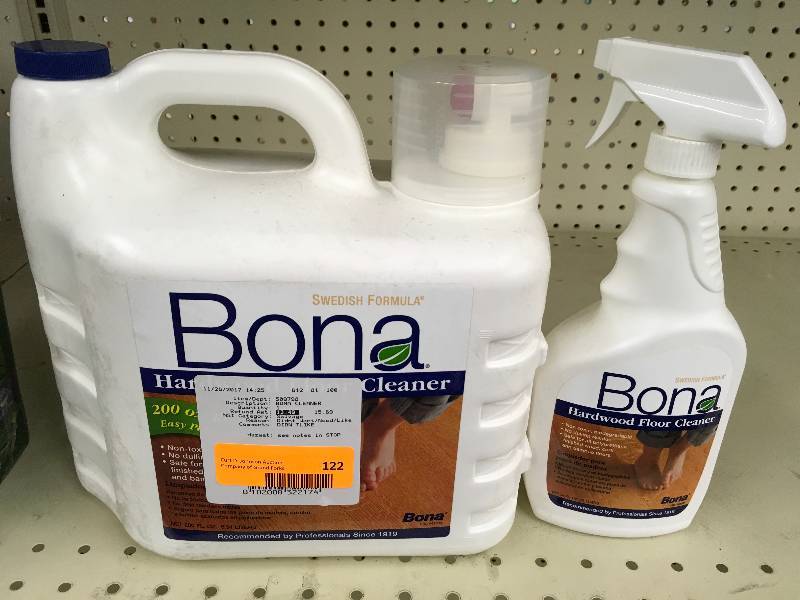 lot 122 image: Bona Hardwood Floor Cleaner
