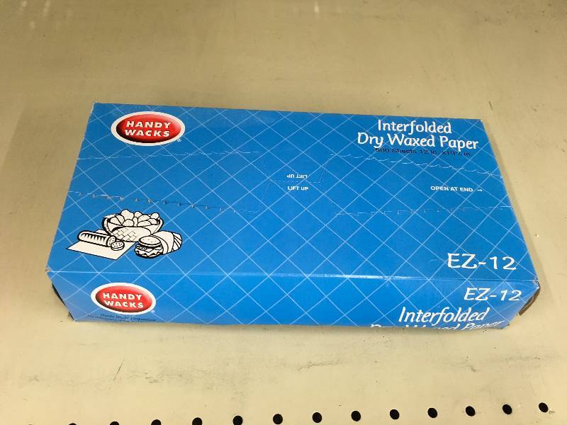 lot 138 image: Interfolded Dry Wax Paper