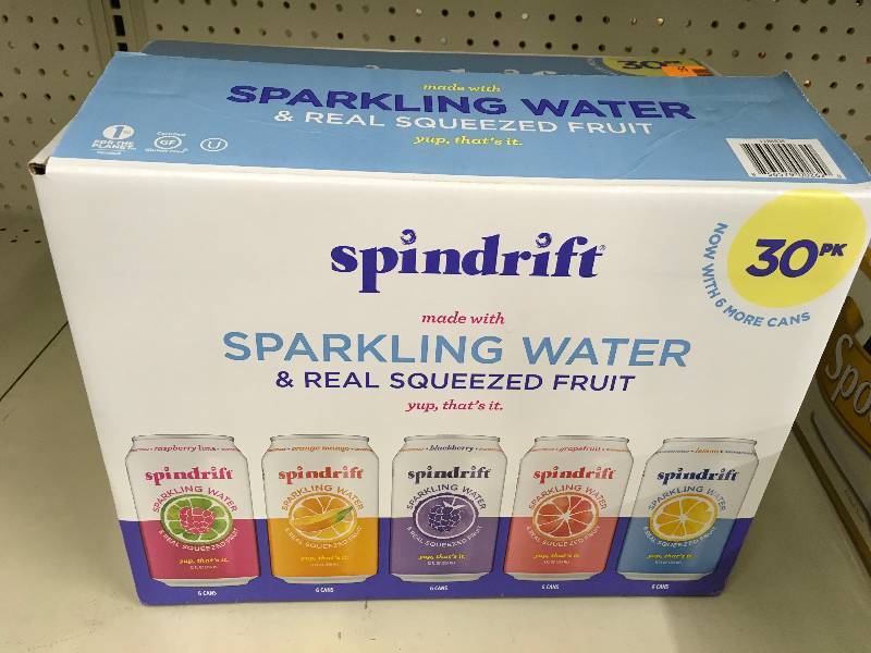 lot 151 image: Spindrift Sparkling Fruit Water