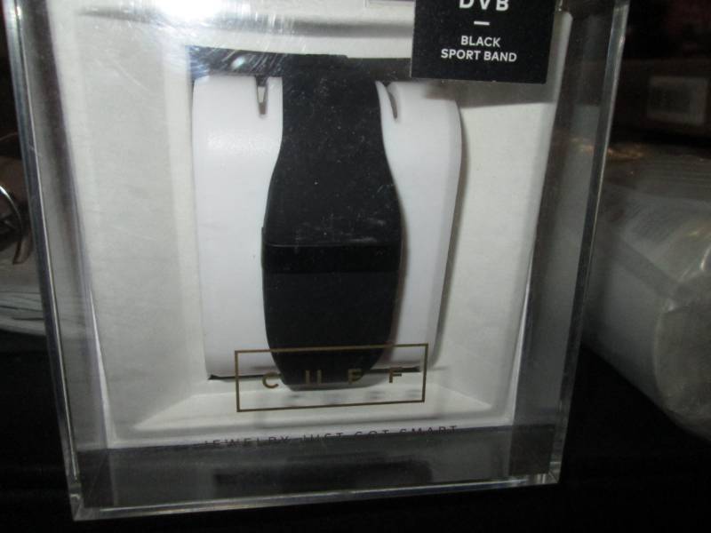 lot 250 image: Cuff DVB Black sport band...