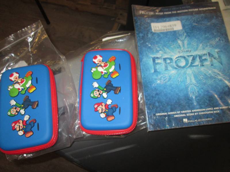 lot 257 image: frozen movie book  2 super mario h...