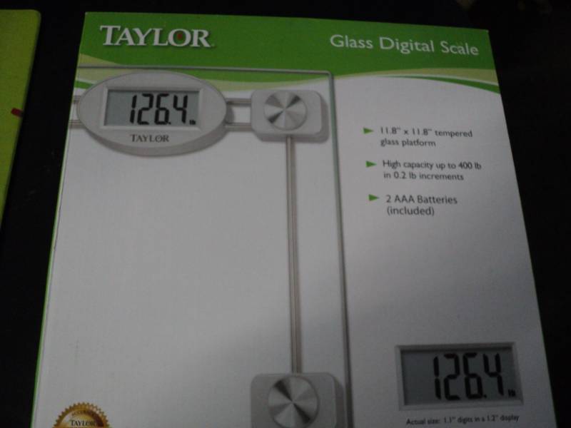 lot 45 image: Taylor Glass Digital Scale...