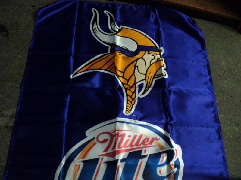 lot 61 image: Viking Banner and Flag...