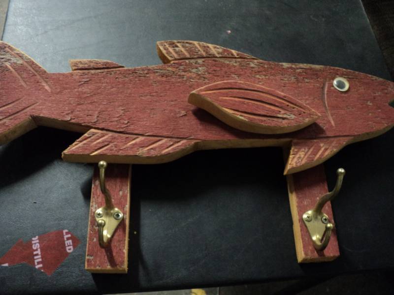 lot 72 image: Barnwood Fish Hooks...
