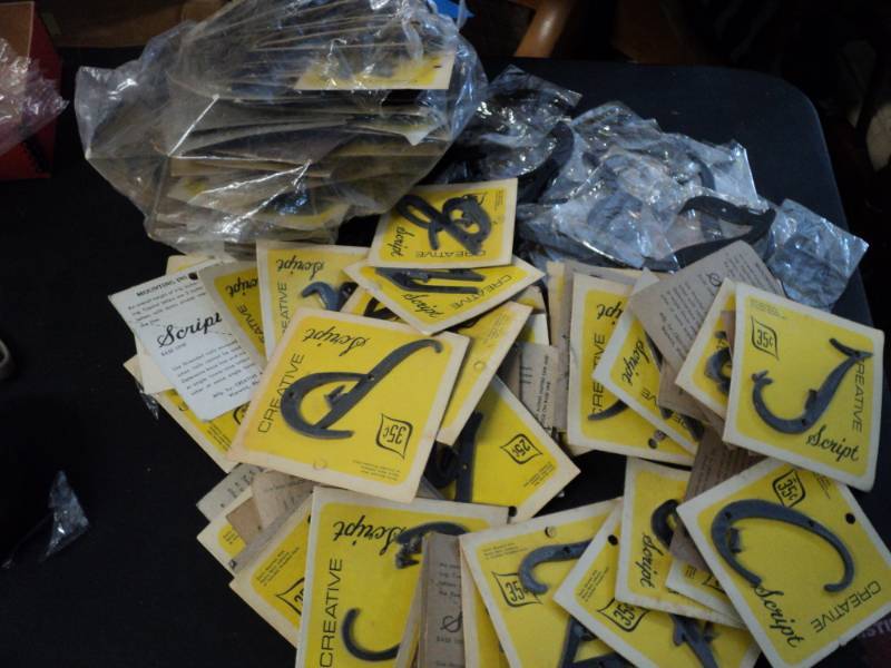 lot 85 image: Lot of Script numbers and letters...