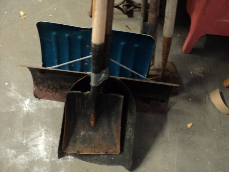 lot 91 image: Snow Shovels and Garden Tools...