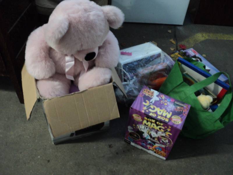 lot 102 image: Toys, Stuffed Animals, and games an...