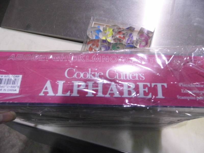 Alphabet Cookie Cutters