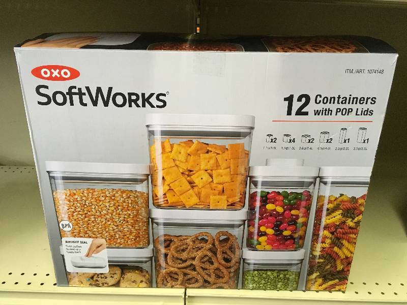 lot 172 image: Oxo 12 Pc. Containers W Pop Lids, Retail $79.99