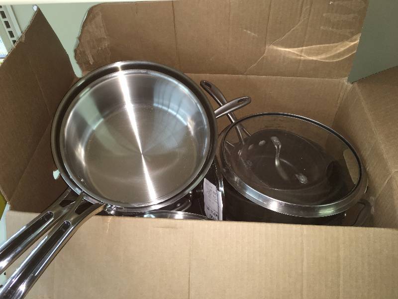 lot 197 image: Revere 10PC Cookware, Retail $99.99