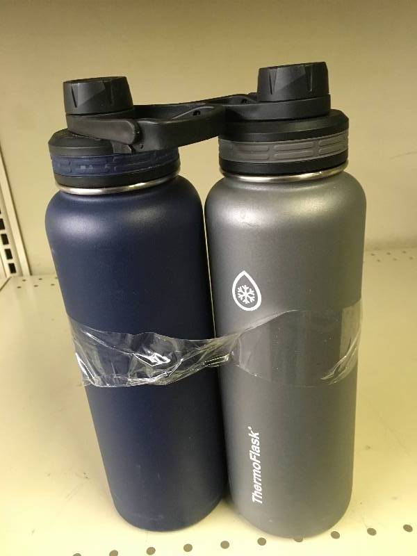 lot 198 image: ThermoFlask 40Oz. Bottles, Retail $24.99