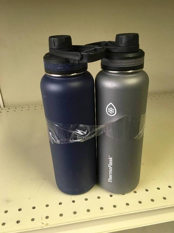 lot 203 image: ThermoFlask 40Oz. Bottles, Retail $24.99