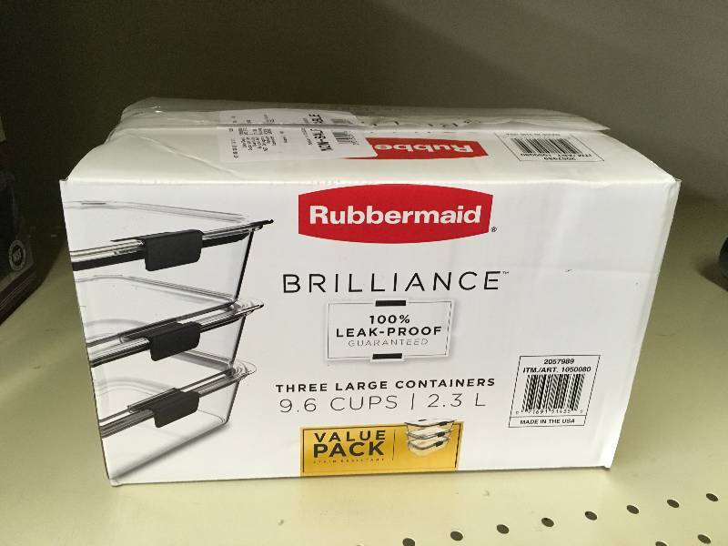 lot 206 image: Brilliance 3PK 9 Cup Food,Retail $17.99