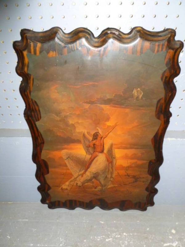 Vintage Print On Board