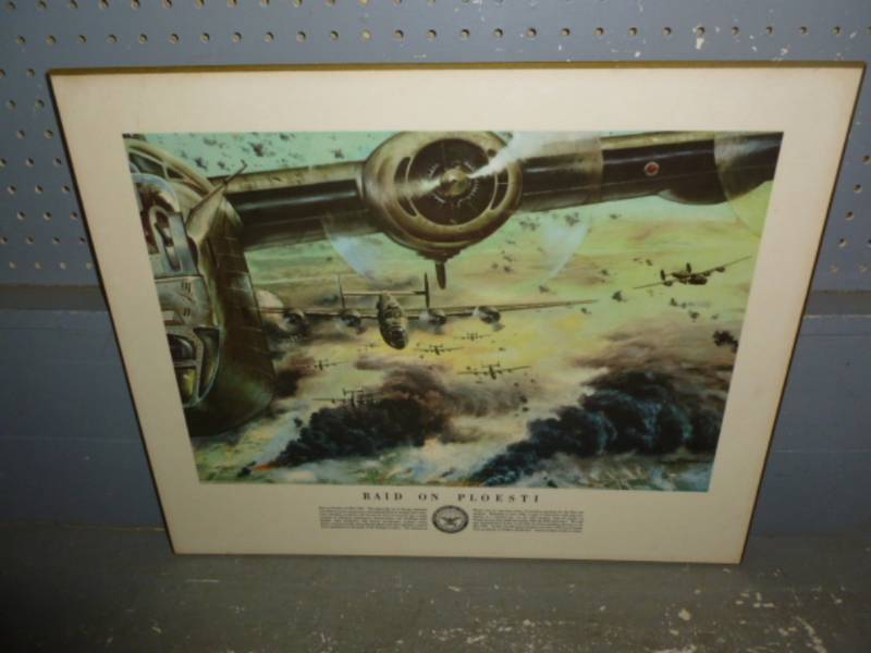 Vintage Print On Board
