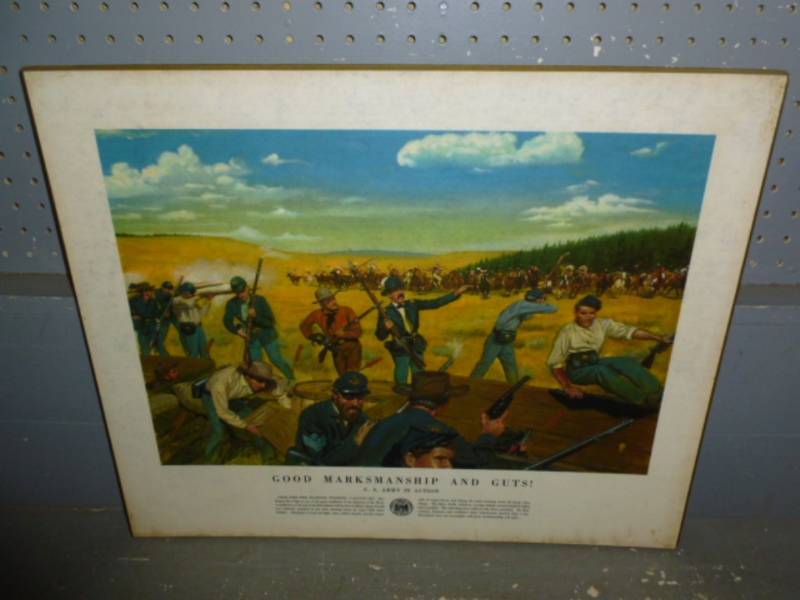 Vintage Print On Board