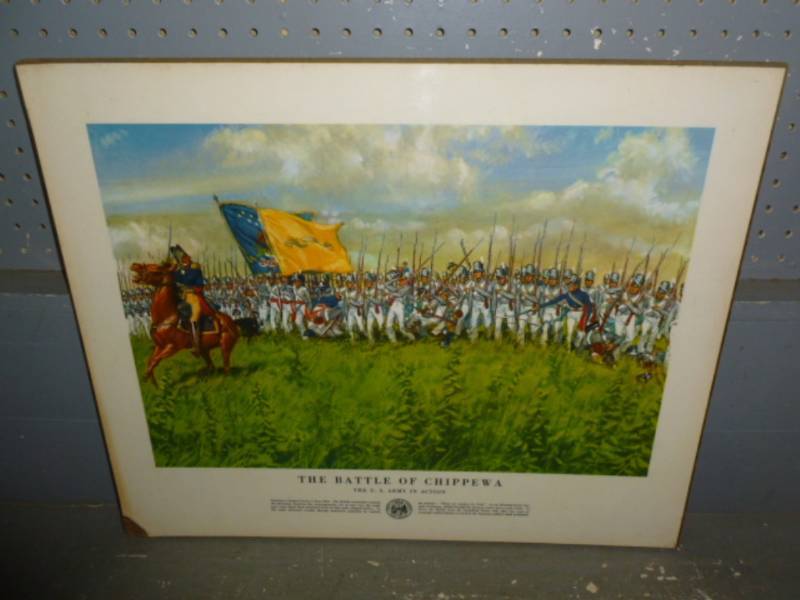 Vintage Print On Board