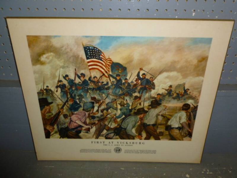 Vintage Print On Board