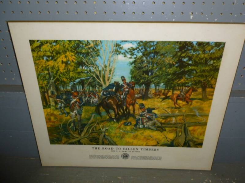 Vintage Print On Board