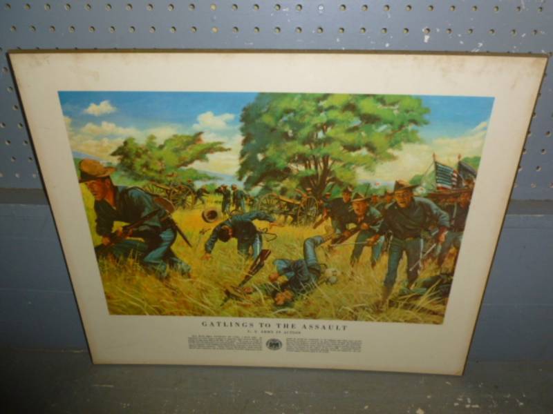 Vintage Print On Board
