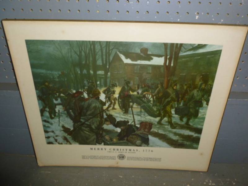 Vintage Print On Board