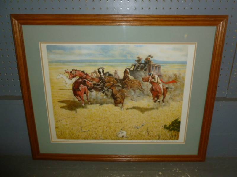 Vintage Frederick Remington Print