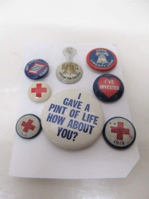 lot 120 image: Gave A Pint Pinbacks (8)