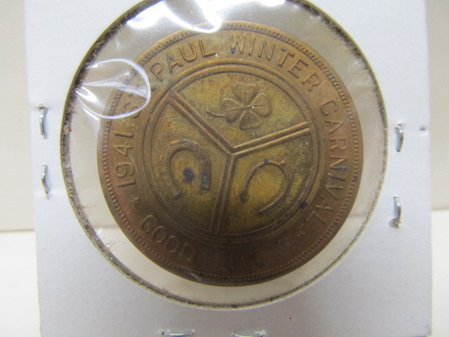 lot 142 image: 1941 Winter Carnival Coin