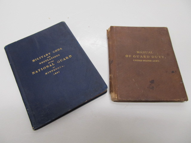 lot 170 image: 2 Antique 19th Century US Military Books