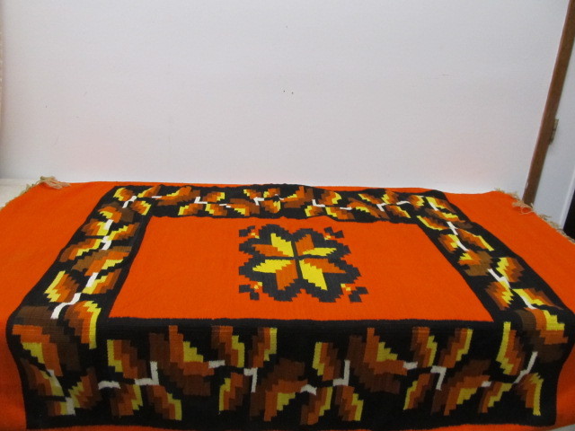lot 66 image: Vintage Southwestern Native American Style Blanket