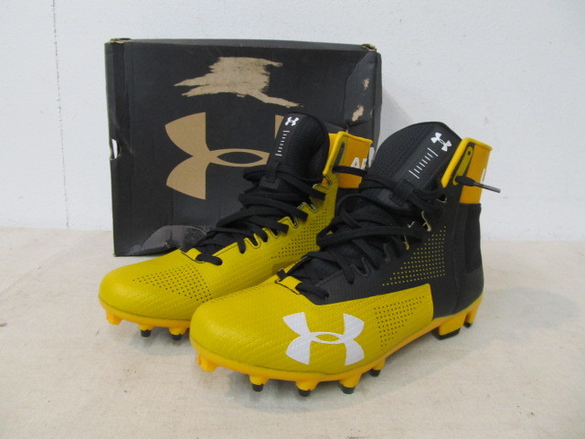 lot 75 image: BRAND NEW Under Armour Football Cleats - Size 10