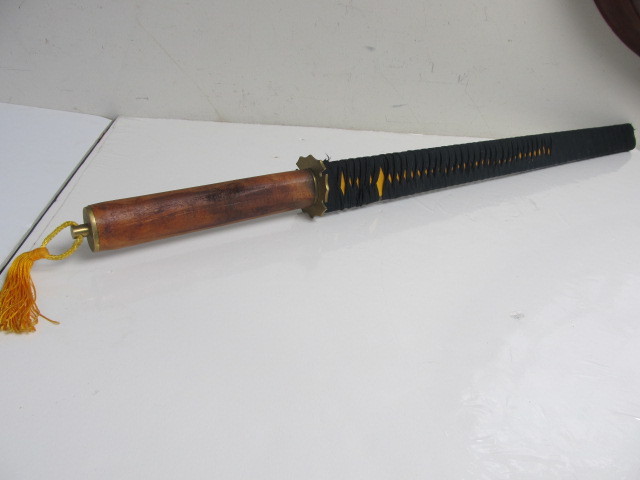 lot 215 image: Vintage Sword wBrass Hardware