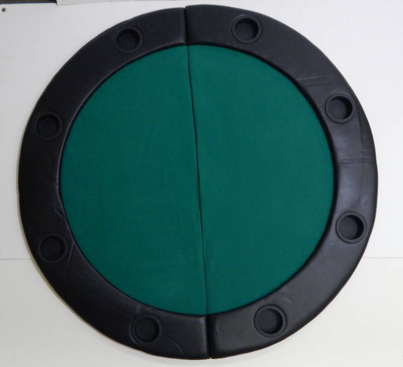 Tournament Used Eight Player Poker Table Topper with Storage Case